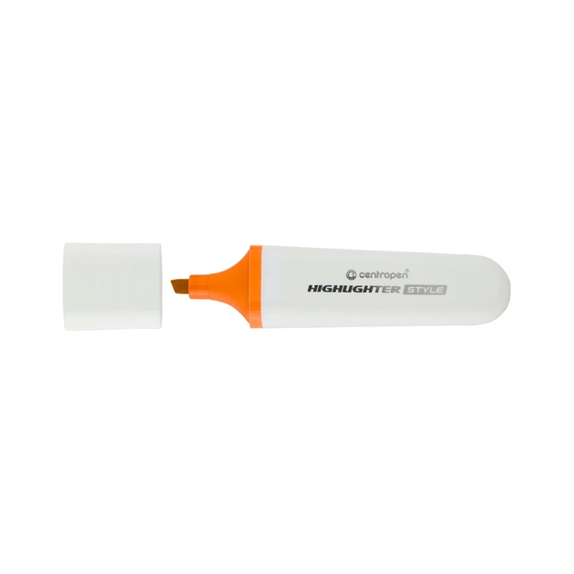 Маркер Centropen текстовий Highlighter Style 1-4,6 мм клин. помаранчевий (6252/52) - зображення 1