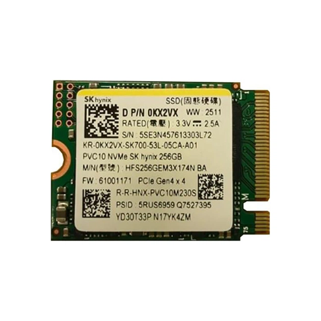 Накопичувач SSD M.2 2230 256GB Hynix (HFS256GEM3X174N) - зображення 1