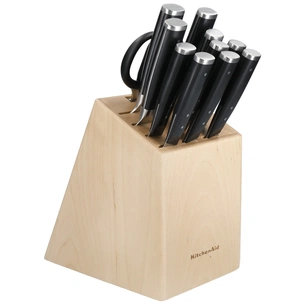 Набір ножів KitchenAid Coreline з підставкою, 11 предметів (KAG12STSNBXOBQ) зображення 1