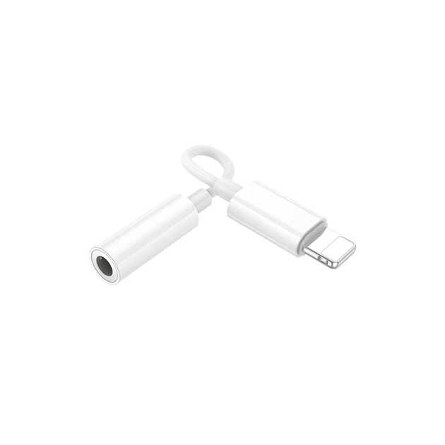 Перехідник Lightning to 3.5mm F white BOROFONE (6941991111143) - picture 6