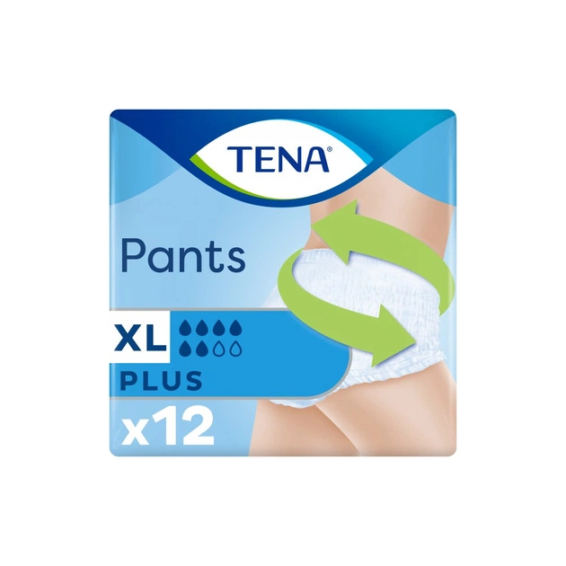 Підгузки для дорослих Tena Pants Plus XL 12 (7322540587555) - изображение 1