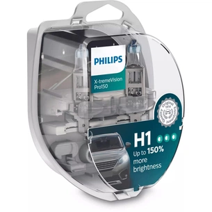 Автолампа Philips H1 X-treme VISION PRO +150%, 3700K, 2шт/блістер (12258XVPS2) зображення 1