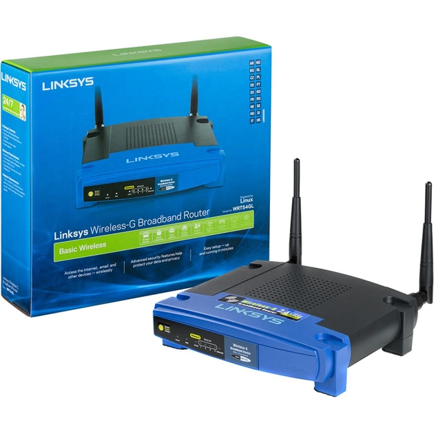Маршрутизатор Linksys WRT54GL - зображення 1