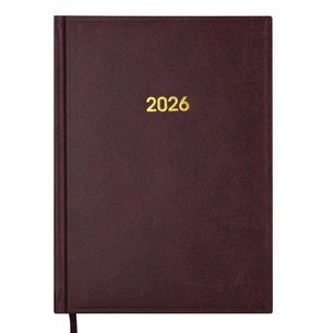 Тижневик Buromax датований 2026 BASE (Miradur) A5 бордовий (BM.2108-13) зображення 1