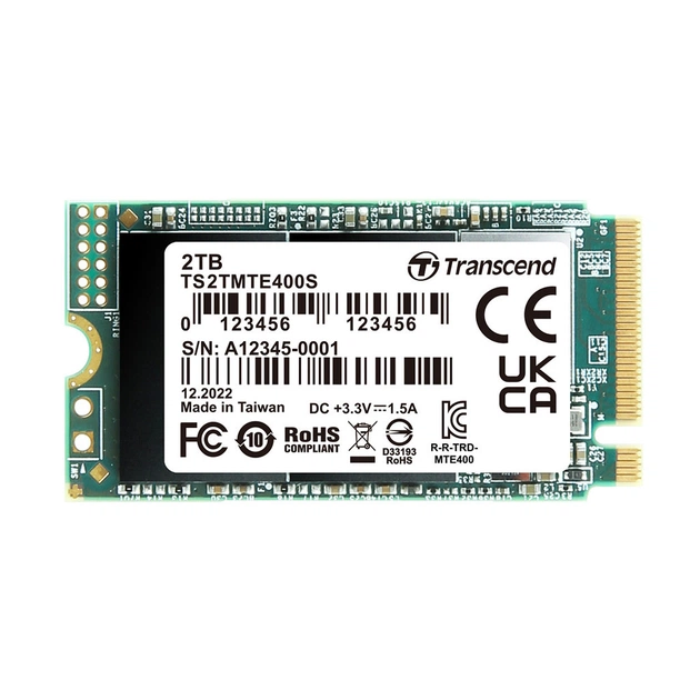 Накопичувач SSD M.2 2242 2TB Transcend (TS2TMTE400S) - зображення 1