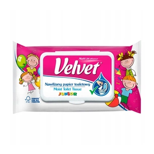 Туалетний папір Velvet Junior Вологий 42 аркуші (5901478997685) зображення 1
