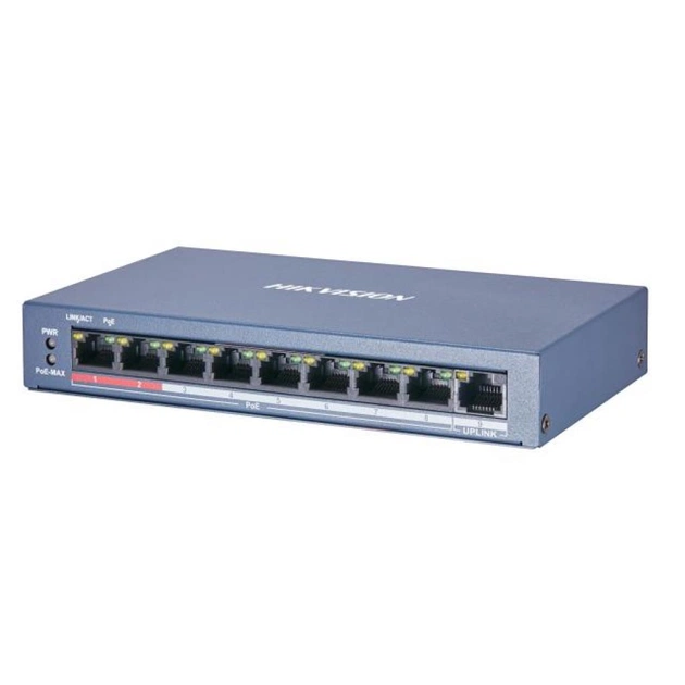 Комутатор мережевий Hikvision DS-3E0109P-E/M(B) - зображення 1