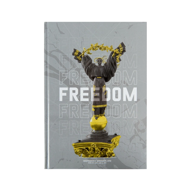 Канцелярська книга Axent Freedom А4, 96 аркушів, клітинка, cіра (8422-550-A) - изображение 1
