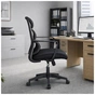 Офісне крісло Mealux Easy Lite Black (HF-L14 F/B) - зменшене зображення 3