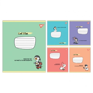 Зошит Yes Cool vibe А5 24 аркушів лінія (767845) зображення 1