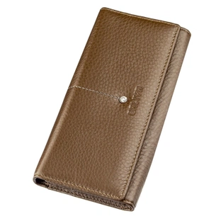 Гаманець Baliya Зі стразом жіночий шкіряний Коричневий (18977) зображення 1