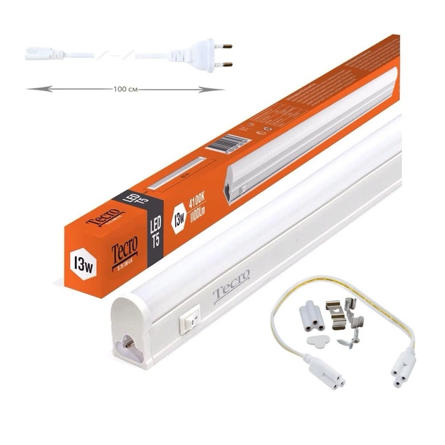 Світильник LED Tecro TL-T5-13W-4.1K 13W 4100K - picture 2
