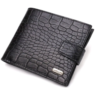 Гаманець Canpellini З натуральної шкіри Чорний (21790) зображення 1