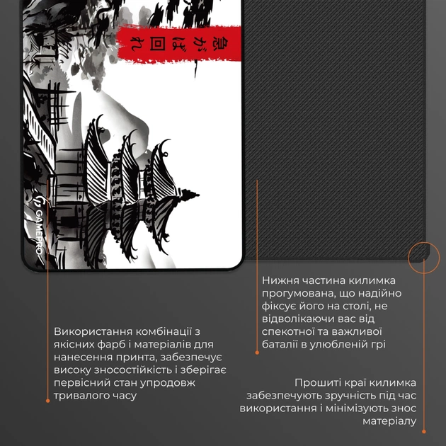 Килимок для мишки GamePro Speed/Control White (MP085BW) - picture 5