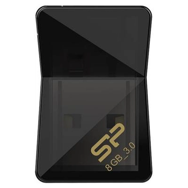 USB флеш накопичувач Silicon Power 8Gb Jewel J08 Black USB 3.0 (SP008GBUF3J08V1K) - изображение 1