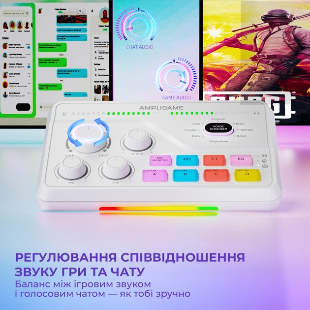 Мікшерний пульт Fifine SC8W White (SC8W) - picture 6