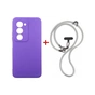 Чохол до мобільного телефона Dengos Case + Cross-body Strap Xiaomi Redmi 15 Purple+Grey (DG-KM-CCRB-45) - зменшене зображення 1