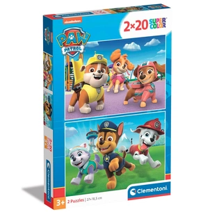Пазл Clementoni Paw Patrol. New, 2 шт. по 20 елементів (24800) зображення 1