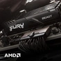 Модуль пам'яті для комп'ютера DDR4 4GB 2666 MHz Fury Beast Black Kingston Fury (ex.HyperX) (KF426C16BB/4) - зменшене зображення 11