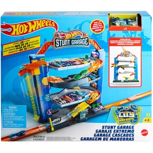 Чотирьохповерховий гараж для машинок Hot Wheels (GNL70) зображення 1