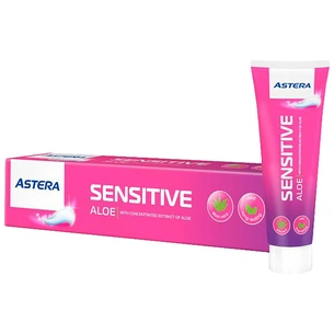 Зубна паста Astera Sensitive Aloe для чутливих зубів з екстрактом алое 110 г (3800013515013) зображення 1