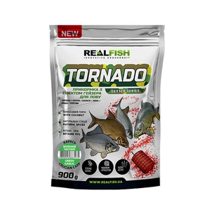 Прикормка Real Fish Торнадо Карась (Зелений Часник) 0.9kg (809.00.43) зображення 1