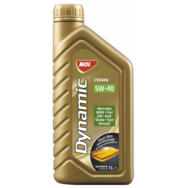 Моторное масло MOL Dynamic Prima 5W-40 API SN/CF 1л (13301136) - изображение 1