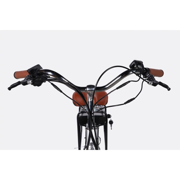 Електровелосипед Dorozhnik 26" eLUX Vbr FR рама-17" 36B 13А*г 500Вт 2026 срiблястий (ELB-D-26-297) - picture 6