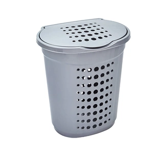 Кошик для білизни Алеана Овальний Сірий 60 л (алн 122053/сірий) изображение 1