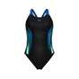 Купальник Arena Breath Swimsuit V Back Lb 008330-580 синій, чорний, бірюзовий 44 (3468337422006) - уменьшенное изображение 6