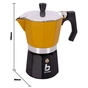 Гейзерна кавоварка Bo-Camp Hudson 3-cups Yellow/Black (2200518) - зменшене зображення 5