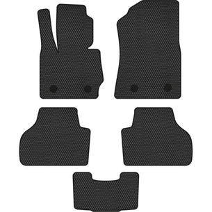 Килимок в салон EVAtech BMW X3 (F25) 2010-2017 2 покоління SUV EU (BM321C5BW4RBB) зображення 1
