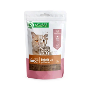 Ласощі для котів Nature's Protection with rabbit and goji berries 75 г (SNK46114) зображення 1