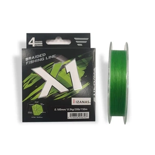 Шнур Favorite X1 PE 4x 150m 0.3/0.090mm 6lb/2.9kg Light Green (1693.11.39) зображення 1
