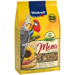 Корм для птахів Vitakraft Menu для німф і великих папуг 1 кг (4008239210036) изображение 1