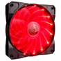 Кулер до корпусу 1stPlayer A1-15LED RED - зменшене зображення 2