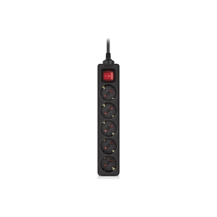 Мережевий фільтр живлення REAL-EL RS-PROTECT M 10m, black (EL122300037) зображення 1
