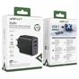 Зарядний пристрій Acefast 4xUSB 45W (2xUSB-C+2xUSB-A) Gan A61 Fast Charger Black (6974316282754) - зменшене зображення 5
