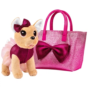 М'яка іграшка Chi Chi Love Чихуахуа Fashion Bow із сумочкою (5893439) зображення 1