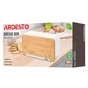 Хлібниця Ardesto Midori 33х13х18см, метал, бамбук, білий (AR0914WB) - зменшене зображення 11