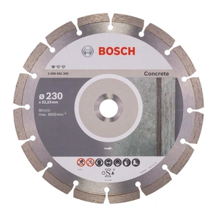 Диск пильний Bosch Standard for Concrete 230-22.23, по бетону (2.608.602.200) зображення 1