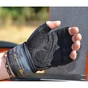 Рукавички для фітнесу MadMax MFG-880 Signature Black/Grey/Yellow XXL (MFG-880_XXL) - уменьшенное изображение 3
