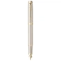 Ручка пір'яна Parker IM 17 Professionals Monochrome Champagne  FP F (28 211) - зменшене зображення 1