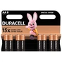 Батарейка Duracell AA лужні 8 шт. в упаковці (5000394006522 / 81417083 / 81480361) - зменшене зображення 2