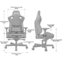 Крісло ігрове Anda Seat Kaiser 2 Size XL Black (AD12XL-07-B-PV-B01) - зменшене зображення 11