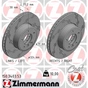 Гальмівний диск ZIMMERMANN 150.3403.53 - зменшене зображення 1