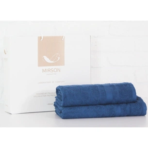 Рушник MirSon набір банних №5085 Elite SoftNess Blueberry 50х90, 70х140 (2200003960891) зображення 1