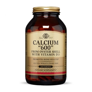Мінерали Solgar Кальцій 600, Calcium 600, 240 таблеток (SOL-00417) зображення 1