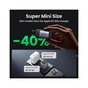 Зарядний пристрій Ugreen 1xUSB 30W Gan Type-C PD Nexode Mini Grey CD319 (90666) - зменшене зображення 4