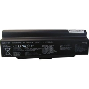 Акумулятор до ноутбука Sony VGP-BPL9, 7800mAh, 6cell, 11.1V, Li-ion (A47018) зображення 1